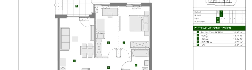 Mieszkanie w inwestycji: Osiedle Urbino etap 4.3