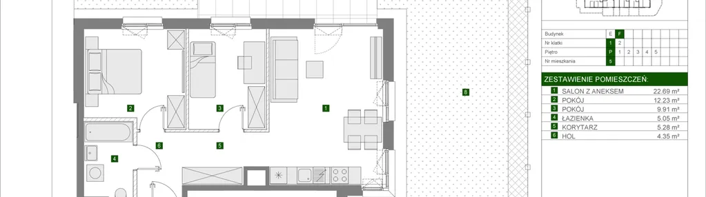 Mieszkanie w inwestycji: Osiedle Urbino etap 4.3