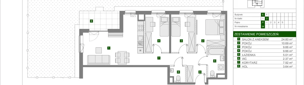 Mieszkanie w inwestycji: Osiedle Urbino etap 4.3