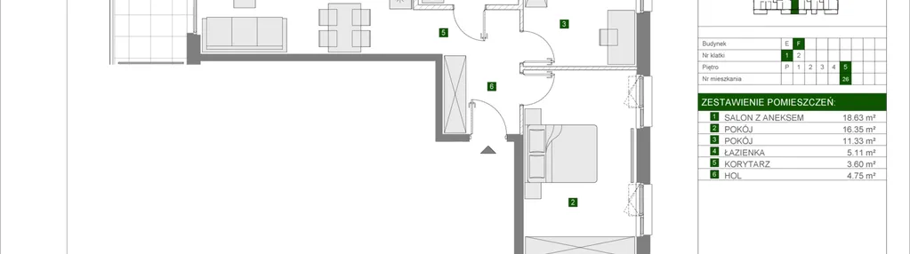 Mieszkanie w inwestycji: Osiedle Urbino etap 4.3