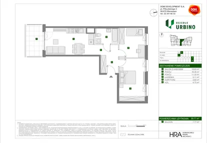 Mieszkanie w inwestycji: Osiedle Urbino etap 4.3