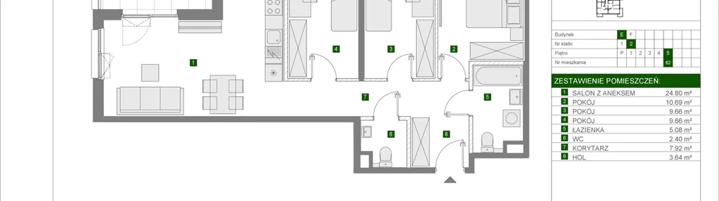 Mieszkanie w inwestycji: Osiedle Urbino etap 4.3