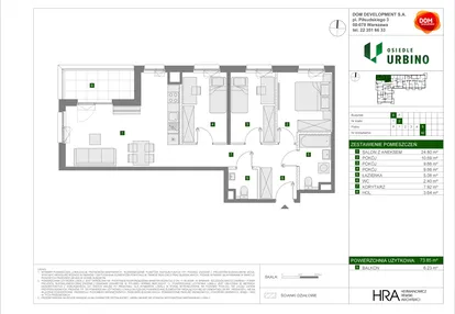 Mieszkanie w inwestycji: Osiedle Urbino etap 4.3