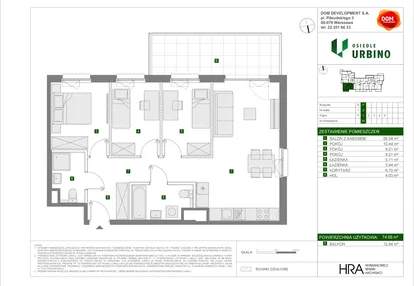 Mieszkanie w inwestycji: Osiedle Urbino etap 4.3