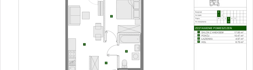 Mieszkanie w inwestycji: Osiedle Urbino etap 4.3