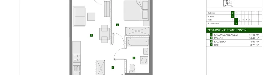 Mieszkanie w inwestycji: Osiedle Urbino etap 4.3
