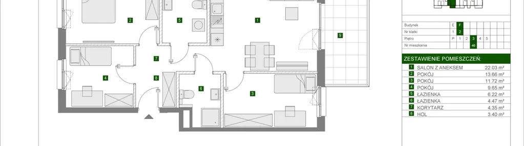 Mieszkanie w inwestycji: Osiedle Urbino etap 4.3