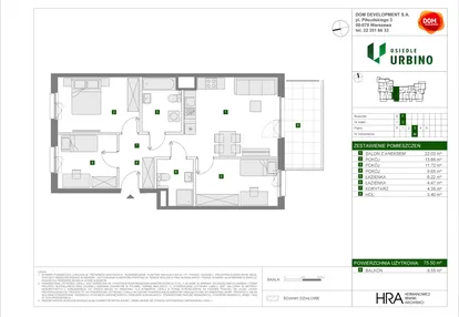 Mieszkanie w inwestycji: Osiedle Urbino etap 4.3