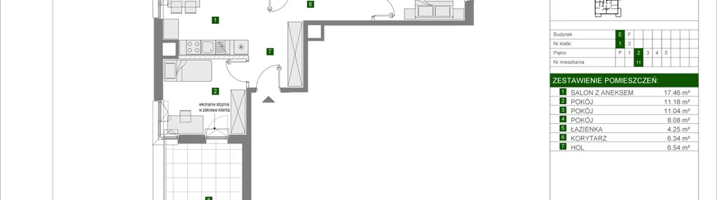 Mieszkanie w inwestycji: Osiedle Urbino etap 4.3
