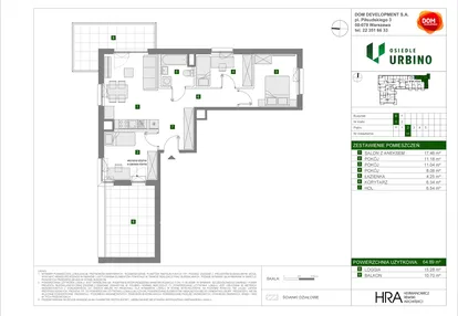 Mieszkanie w inwestycji: Osiedle Urbino etap 4.3