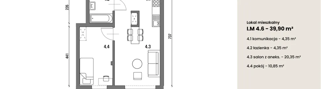 Mieszkanie w inwestycji: Satis House