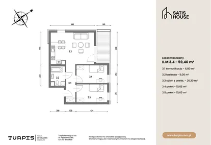 Mieszkanie w inwestycji: Satis House