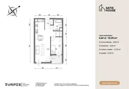 Mieszkanie w inwestycji: Satis House