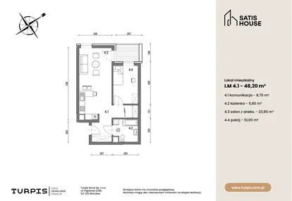 Mieszkanie w inwestycji: Satis House