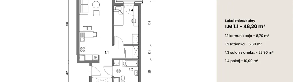 Mieszkanie w inwestycji: Satis House