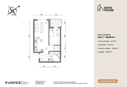 Mieszkanie w inwestycji: Satis House