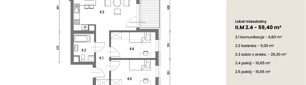 Mieszkanie w inwestycji: Satis House