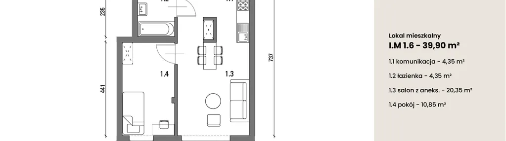 Mieszkanie w inwestycji: Satis House