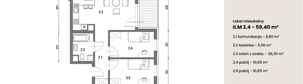 Mieszkanie w inwestycji: Satis House