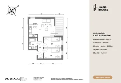 Mieszkanie w inwestycji: Satis House