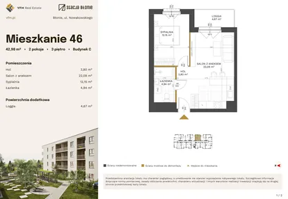 Mieszkanie w inwestycji: Stacja Błonie etap III