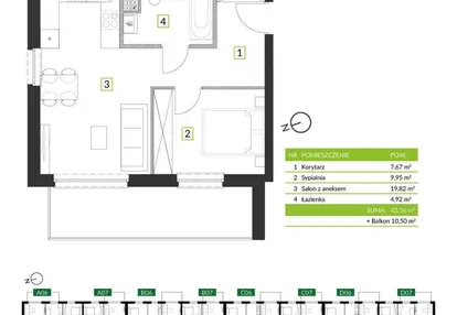 Mieszkanie w inwestycji: Osiedle Krzeptów przy Lesie VIII