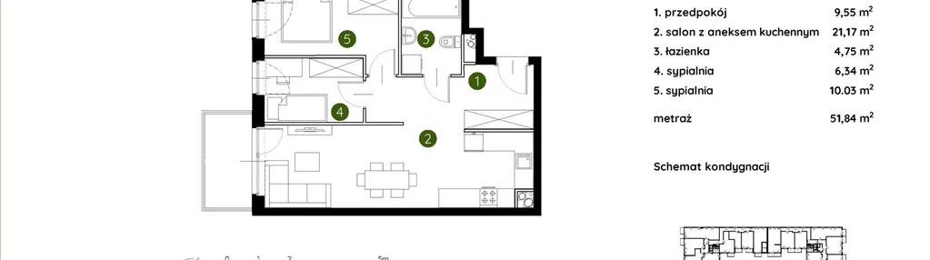 Mieszkanie w inwestycji: Murapol Prado etap II