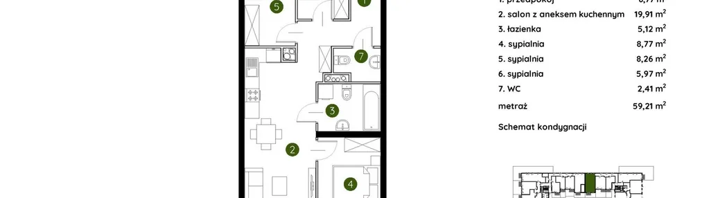 Mieszkanie w inwestycji: Murapol Prado etap II