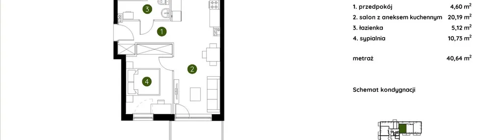 Mieszkanie w inwestycji: Murapol Prado etap II