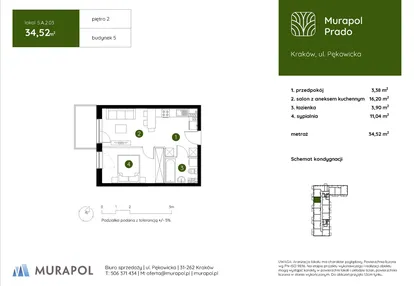 Mieszkanie w inwestycji: Murapol Prado etap II