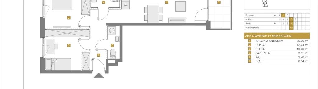 Mieszkanie w inwestycji: Apartamenty Rudnickiego etap 3.1