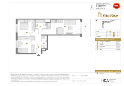Mieszkanie w inwestycji: Apartamenty Rudnickiego etap 3.1