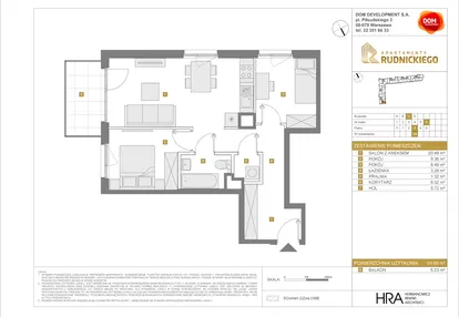 Mieszkanie w inwestycji: Apartamenty Rudnickiego etap 3.1