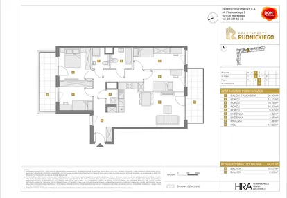 Mieszkanie w inwestycji: Apartamenty Rudnickiego etap 3.1