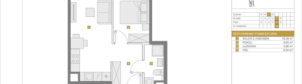 Mieszkanie w inwestycji: Apartamenty Rudnickiego etap 3.1