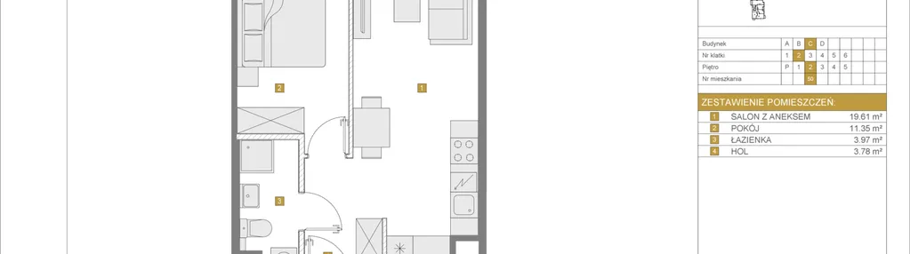 Mieszkanie w inwestycji: Apartamenty Rudnickiego etap 3.1