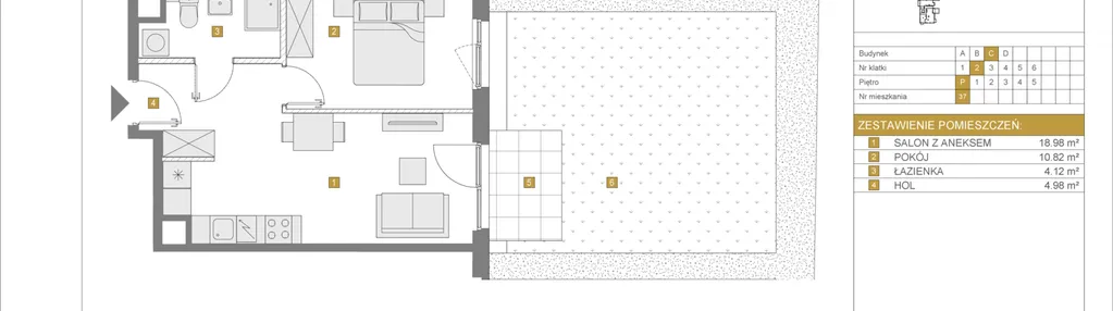 Mieszkanie w inwestycji: Apartamenty Rudnickiego etap 3.1