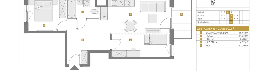 Mieszkanie w inwestycji: Apartamenty Rudnickiego etap 3.1