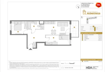 Mieszkanie w inwestycji: Apartamenty Rudnickiego etap 3.1