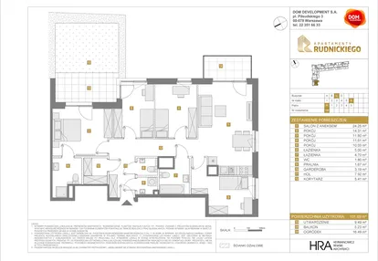 Mieszkanie w inwestycji: Apartamenty Rudnickiego etap 3.1