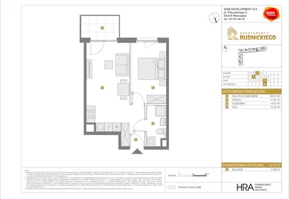 Mieszkanie w inwestycji: Apartamenty Rudnickiego etap 3.1