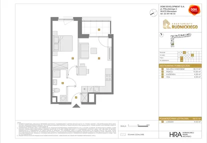 Mieszkanie w inwestycji: Apartamenty Rudnickiego etap 3.1
