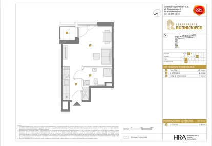 Mieszkanie w inwestycji: Apartamenty Rudnickiego etap 3.1