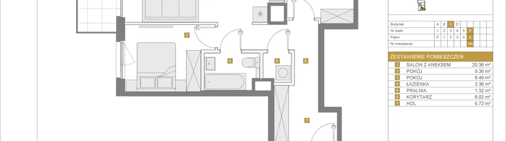 Mieszkanie w inwestycji: Apartamenty Rudnickiego etap 3.1