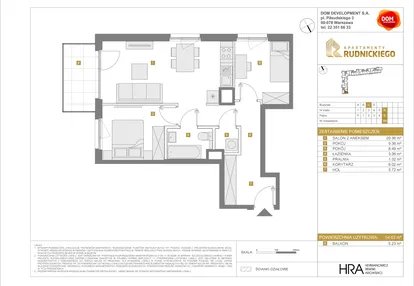 Mieszkanie w inwestycji: Apartamenty Rudnickiego etap 3.1
