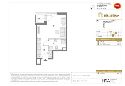 Mieszkanie w inwestycji: Apartamenty Rudnickiego etap 3.1