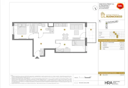 Mieszkanie w inwestycji: Apartamenty Rudnickiego etap 3.1
