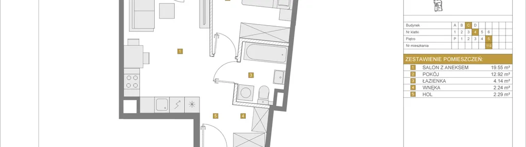 Mieszkanie w inwestycji: Apartamenty Rudnickiego etap 3.1