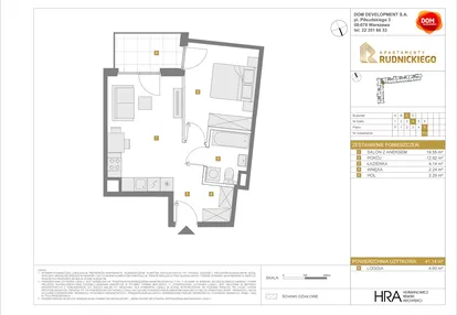Mieszkanie w inwestycji: Apartamenty Rudnickiego etap 3.1