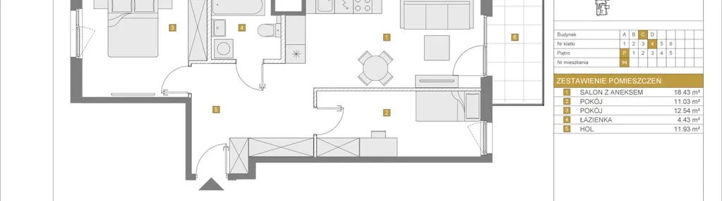 Mieszkanie w inwestycji: Apartamenty Rudnickiego etap 3.1